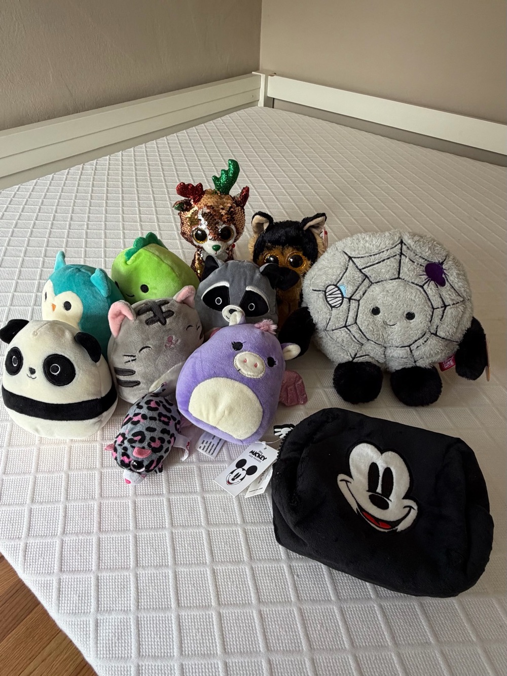 Purple Plush Squishmallow-Style Pig Stuffed Animal.